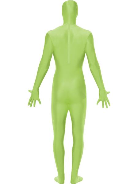 Morphsuit Grnt Kostyme med Veske