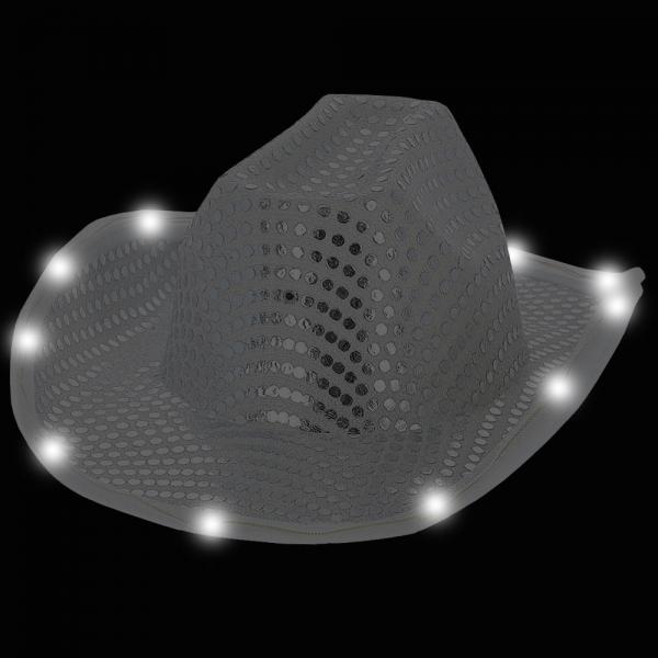 LED Cowgirl Hatt Slv