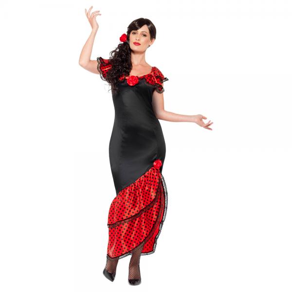 Flamenco Kjole Kostyme