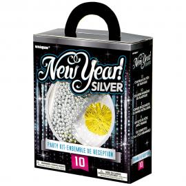 Happy New Year Partykit Sølv