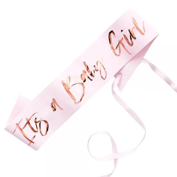 It's A Baby Girl Sash