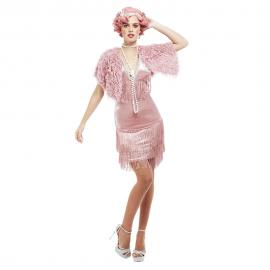 20-talls Vintage Flapper Kostyme Deluxe Medium