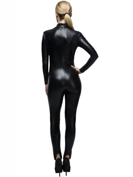 Svart Catsuit Kostyme