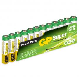 AAA-Batterier 12-pakning GP Super Alkaline