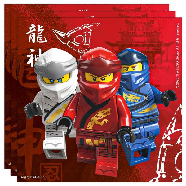 Lego Ninjago Rde Servietter