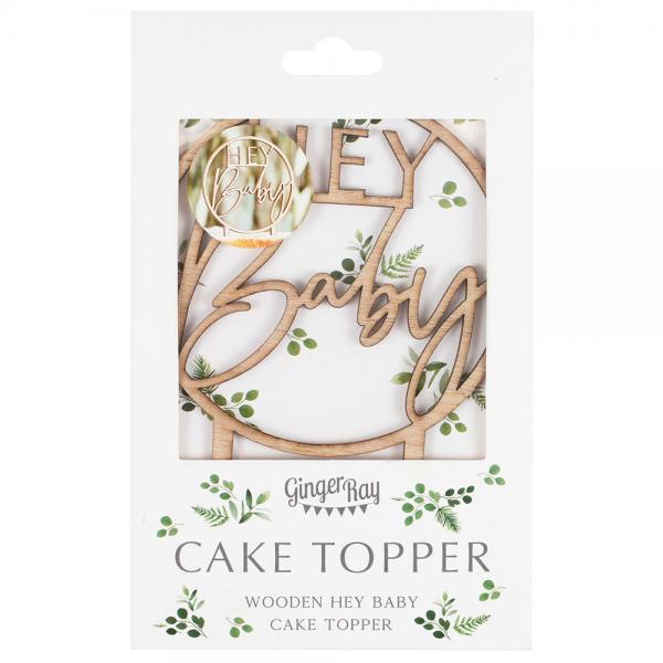 Cake Topper Tre Hey Baby