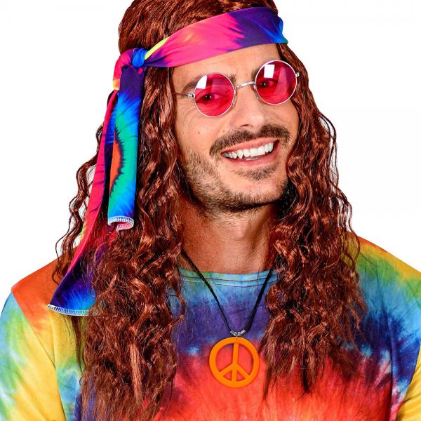 Neon Oransje Hippie Halskjede