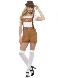 Beer Girl Lederhosen Kostyme Small