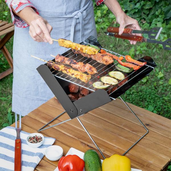 Sammenleggbar Mini Kullgrill