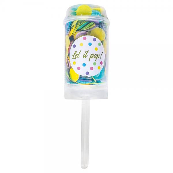 Konfetti Push Pop Flerfarget Pastell