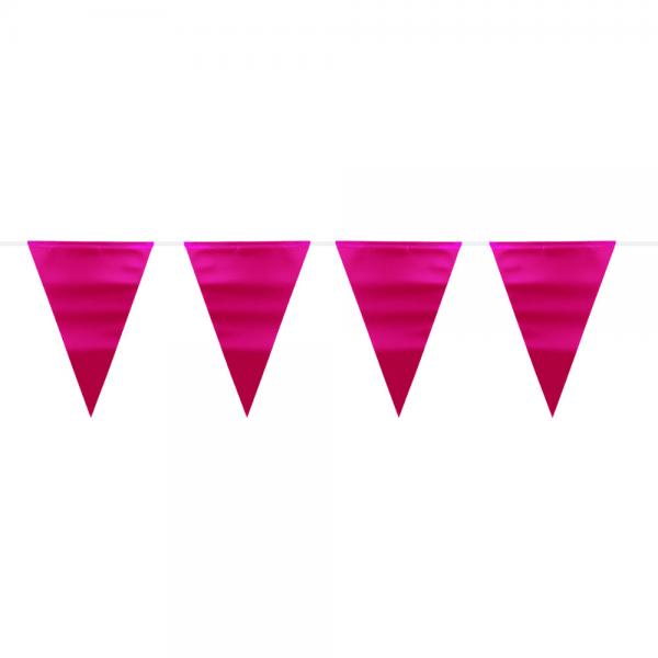 Vimpelgirlander Magenta Metallic Matt