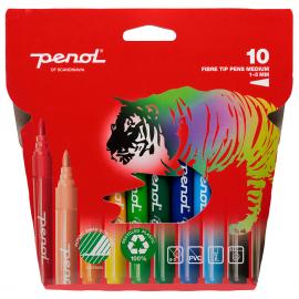 Penol Medium Tusjer 10-pakning