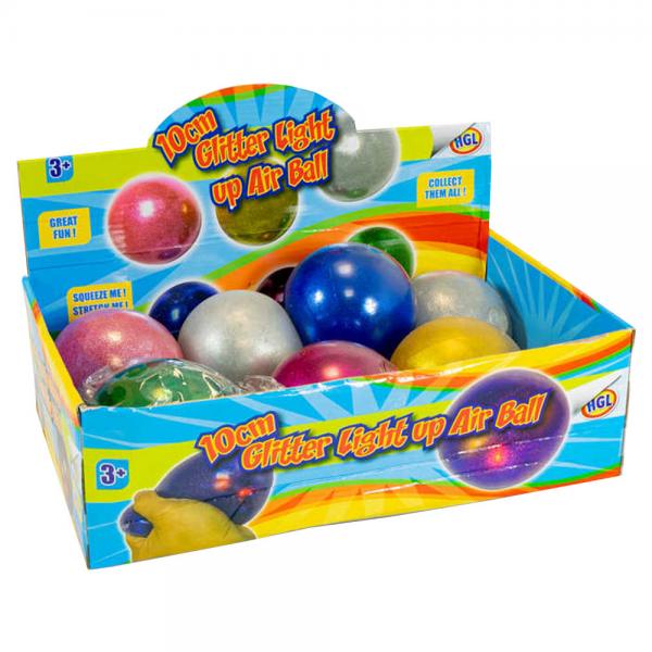 Stressball Skinnende Glitterball