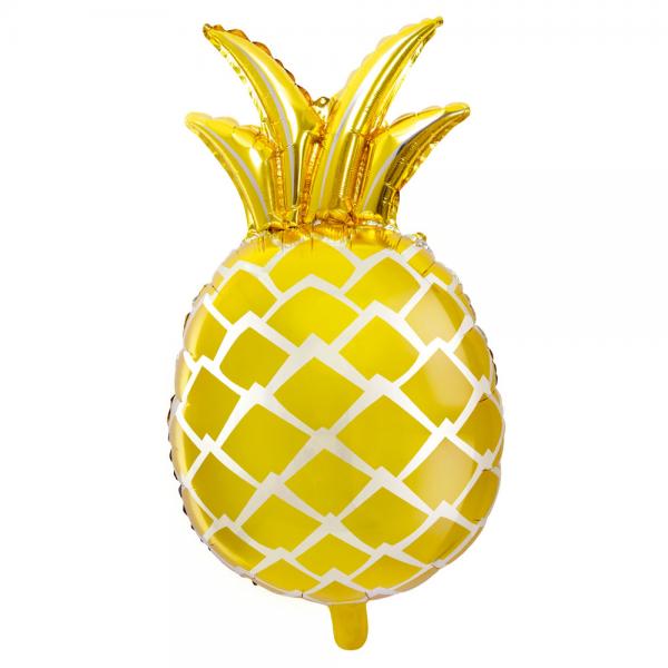 Ananas Gull Folieballong