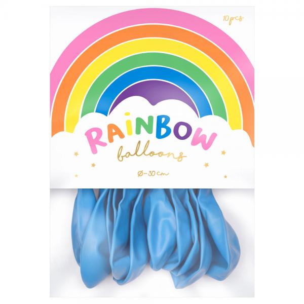 Rainbow Latexballonger Pastell Lysebl