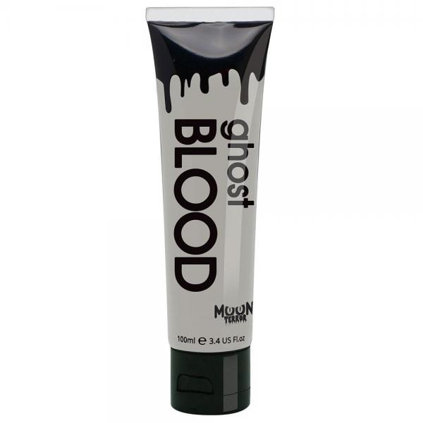 Moon Terror Spkelse Falsk Blod Tube Hvit 100 ml