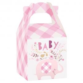 Babyshower Gaveesker Elefant Rosa