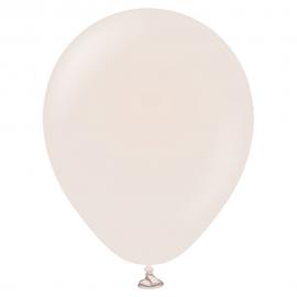 Beige Mini Ballonger White Sand 100-pakning