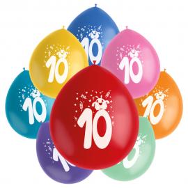 Bursdagsballonger Monster 10 år