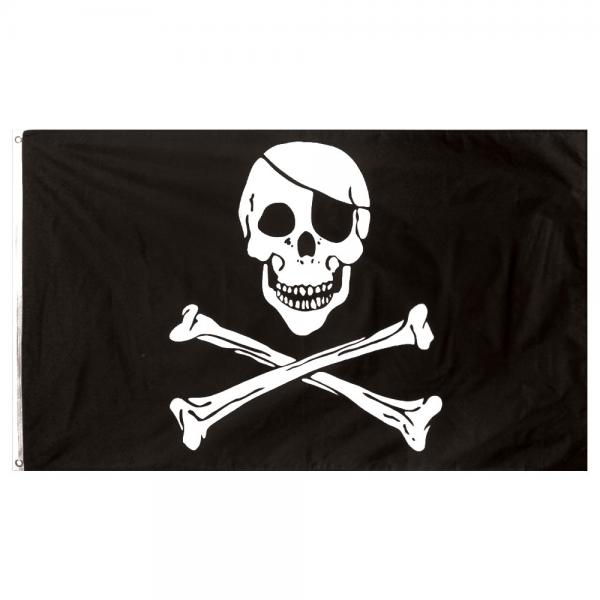 Svart Piratflagg