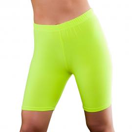 80-talls Sykkelbukser Neon Gule Medium/Large