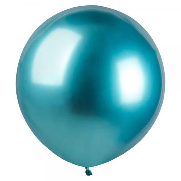 Store Runde Bl Chrome Ballonger