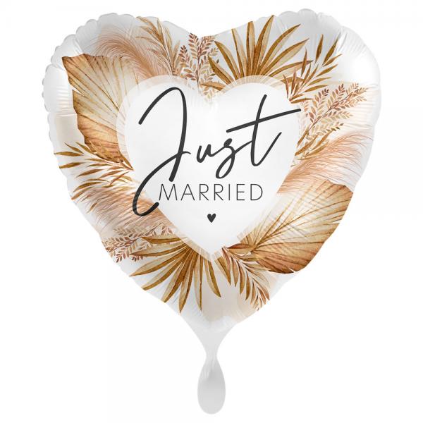 Just Married Ballong Boho Dream