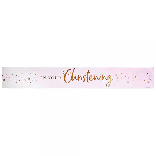 Banner On Your Christening Lyserosa