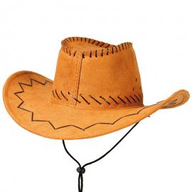 Cowboyhatt Zig-Zag Brun