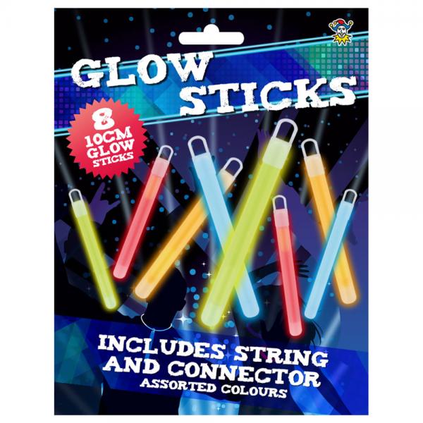 Glow Sticks Halskjede 8-pakning