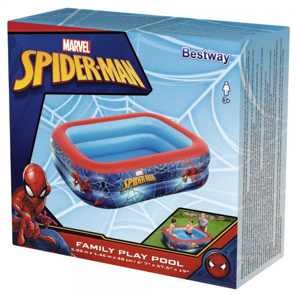 Oppblsbart Barnebasseng Spiderman