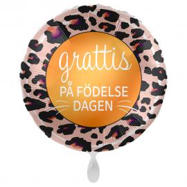 Grattis på Födelsedagen Ballong Wild Birthday