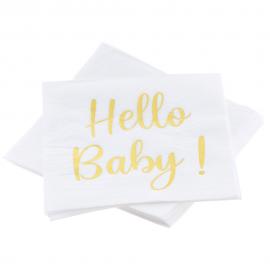 Engangsservietter Hello Baby 20-pakning