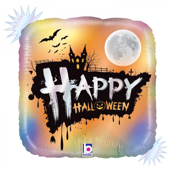 Happy Halloween Firkantet Ballong