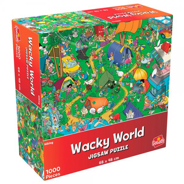 Wacky World Camping Puslespill 1000 Brikker