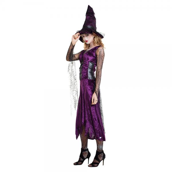 Purple Witch Kostyme Deluxe