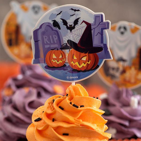 Halloween Cupcakes og Toppers Kit