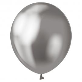 Latexballonger Chrome Grafitt Platinum