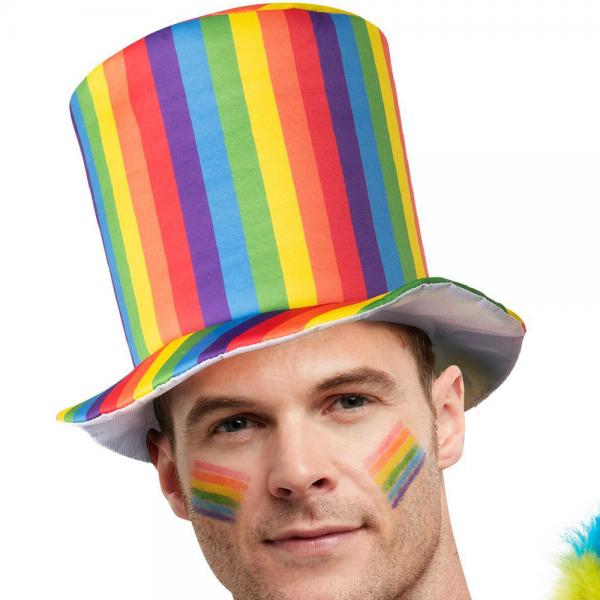 Pride Regnbue Stripete Hatt