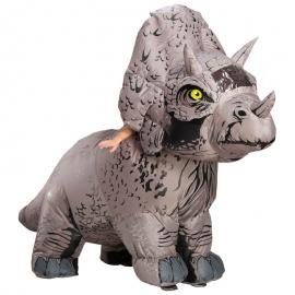 Jurassic World Triceratops Oppblåsbart Kostyme