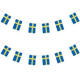 Sverige Flagg Girlander