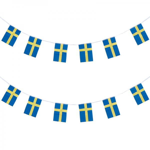 Sverige Flagg Girlander