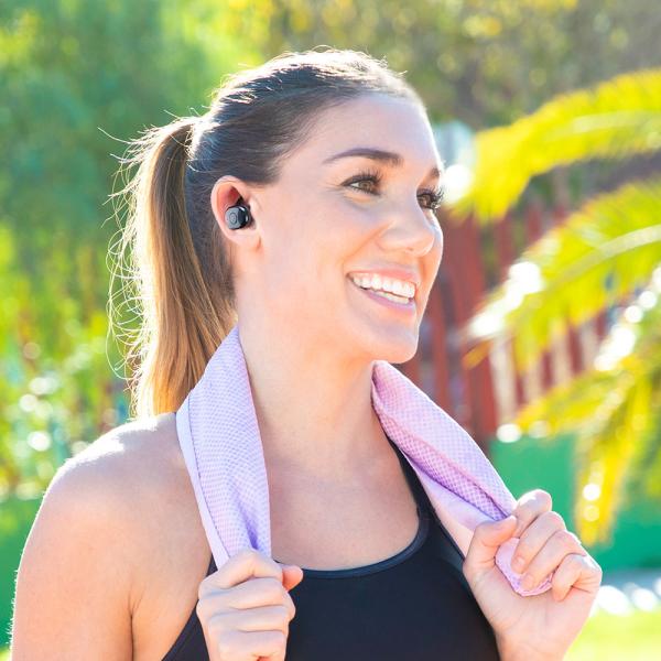 Trådløst Headset med Ladeetui